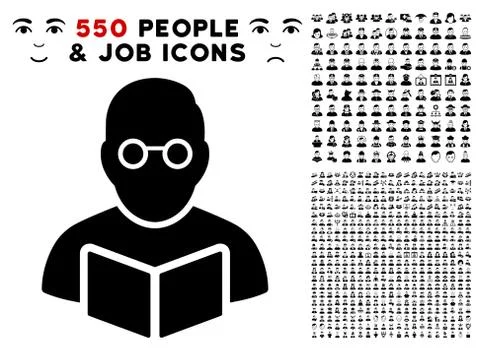 Teacher Icon with Bonus Stock Illustration