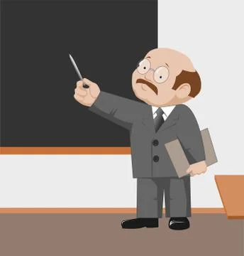 Teacher Illustrazione stock