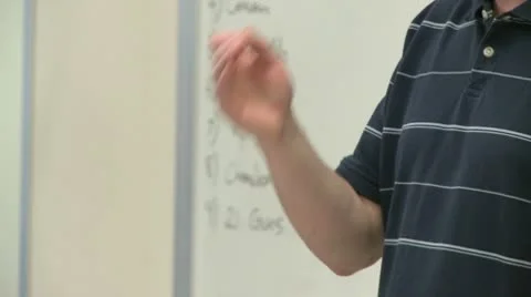 Teacher instructing class (2 of 2) Stock Footage 8979921