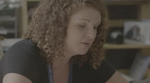 Teacher instructing Stock Footage 62826806