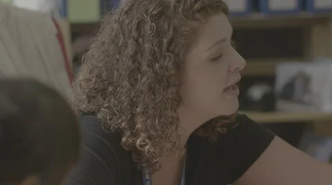 Teacher Instructing Students Stock Footage 62833800