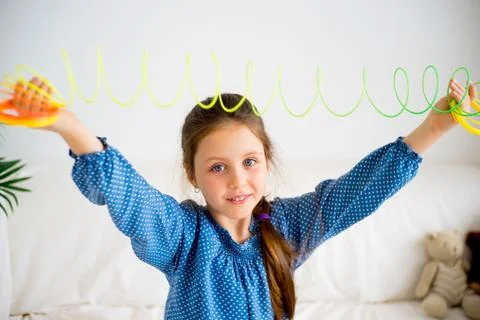 Teacher in kindergarten Stock Photos