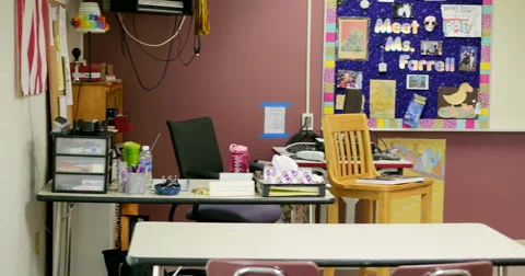 Teacher lecturing students and teaching class. Ultra HD 4K Stock Footage 44874176