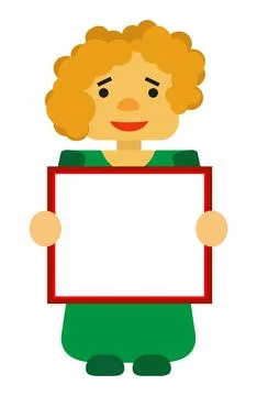 Teacher with red pointer arrow in green dress Stock Illustration