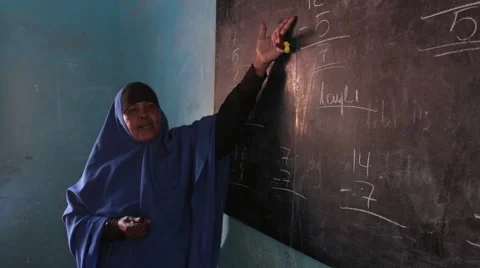 Teacher in Somalia Видео 63477623