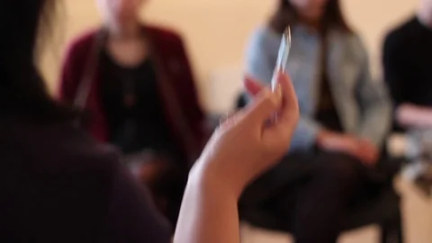 Teacher speak to students Stock Footage 76036625