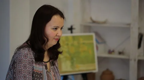 Teacher is talking with students giving knowledge Stock Footage 66359936