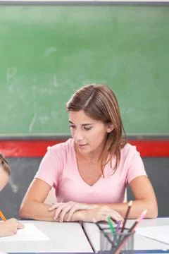 The teacher teaching Stock Photos