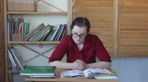 Teacher tired Stock Footage 50316219