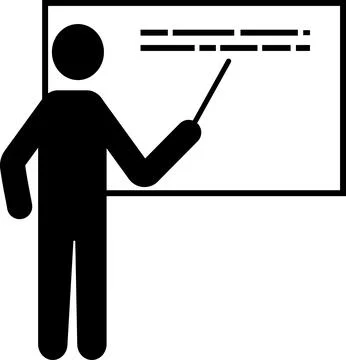Teacher training icon. Ilustración de archivo