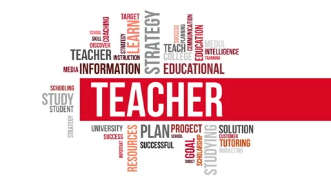 Teacher. Two different angels. Alpha matte. Stock Footage 52938887