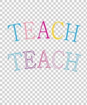Teacher Two Lines Of Black Text Displaying stacked minimalist Ilustración de archivo