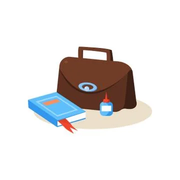 Teacher Workplace. Education Design Vector Illustration 库存插图