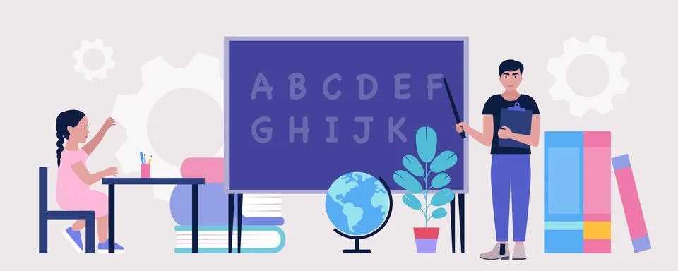 Teachers day Stock Illustration