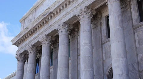 Teachers protest at state capitol building 5 Stock Footage 33654652