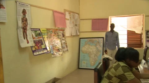 TEACHERS WORKING IN THE HEADMASTER'S OFFICE Stock Footage 60116179