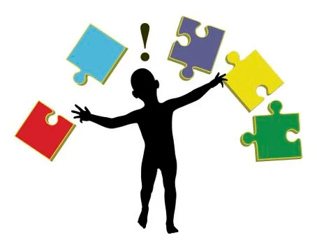 Teaching Babies in early child development Stock Illustration