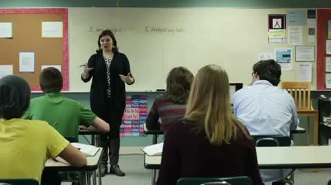 Teaching class Video stock 10773791
