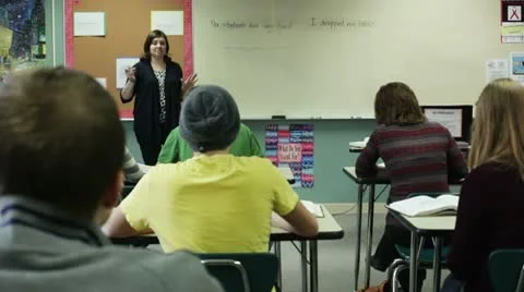 Teaching class Video stock 10774117