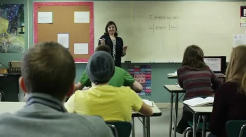 Teaching class Video stock 10774194