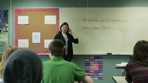 Teaching class Video stock 10774199