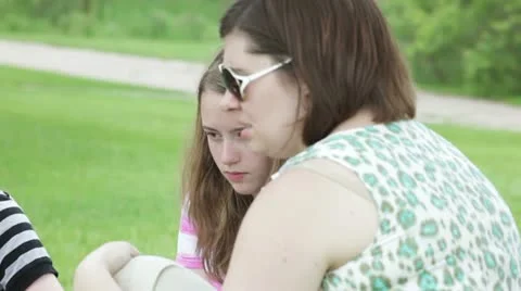 Teaching class outside outdoors Video stock 11513005