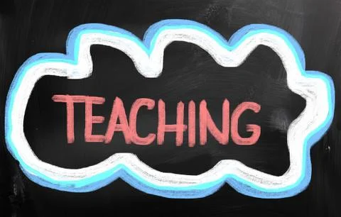 Teaching concept Stock Illustration