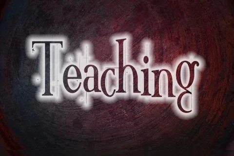 Teaching concept Illustrazione stock