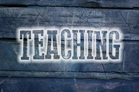 Teaching concept Stock Illustration