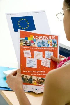  Teaching in europe The Comenius program (from nursery school to bachelor ... Stock Photos