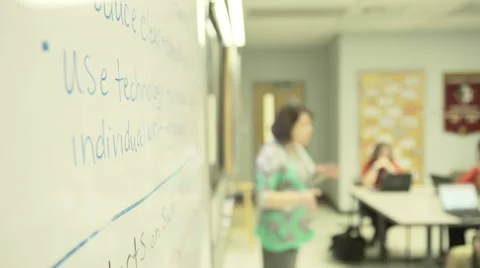 Teaching in Highschool Video stock 62656381