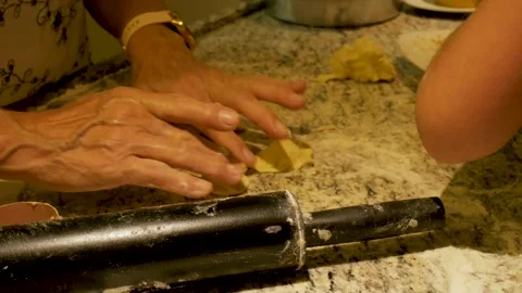 Teaching how to cookie Stock Footage 168388901