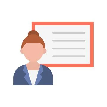 Teaching icon vector image. Stock Illustration