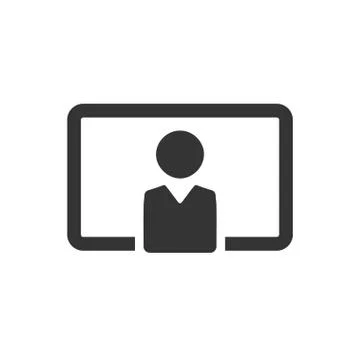 Teaching, Presentation Icon Stock Illustration