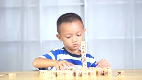  teaching son to do homework Video stock 252774357