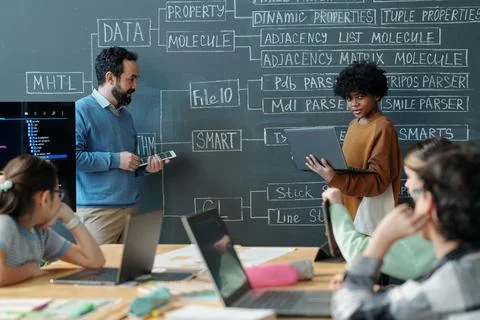 Teaching Students Complex Computer Science Concepts 库存照片