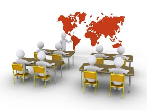 Teaching students to succeed Stock Illustration