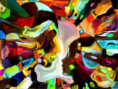 Teaching Unity. Illustrazione stock