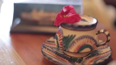 Teacup Cocktail Stock Footage 77225581