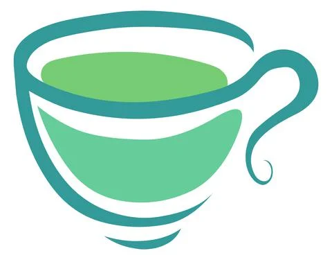 Teacup - Thin Line Breakfast Icon stock illustration Stock Illustration