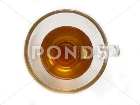 Teacup viewed from above Stock Photos