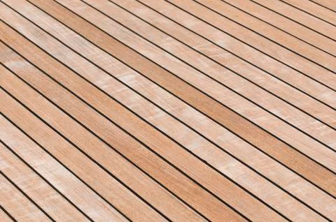 Teak deck Stock Photos