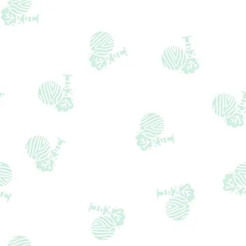 Teak wood glyph seamless pattern Illustrazione stock