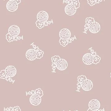 Teak wood line seamless pattern Stock Illustration
