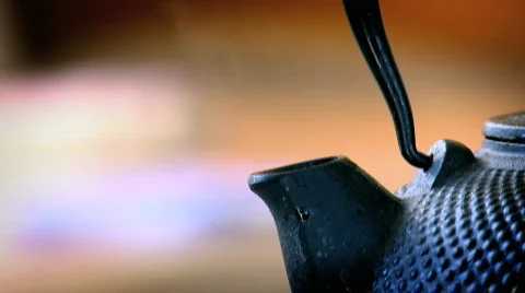 Teakettle on the Stove 1 Stock Footage 730466
