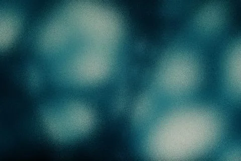 Teal abstract background with light bokeh texture Stock Illustration
