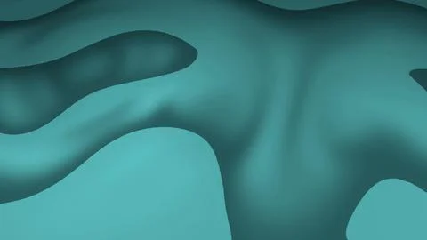 Teal abstract background with smooth gradient waves Illustrazione stock