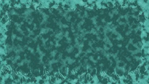 Teal abstract background with textured dark spots Illustrazione stock
