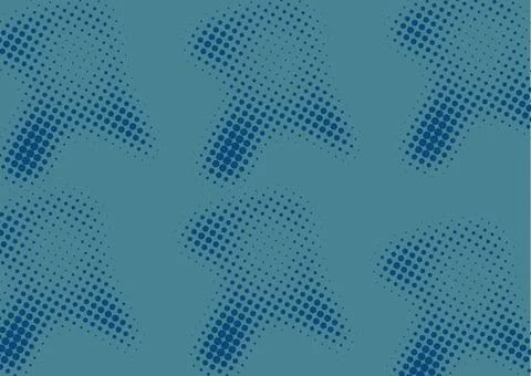 Teal Abstract Halftone Dot Wave Pattern Animation Stock Illustration