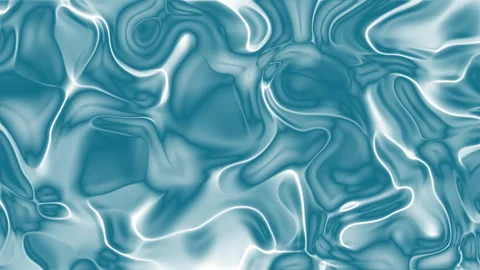 Teal abstract swirling liquid patterns create a serene texture. Stock Footage 302232631